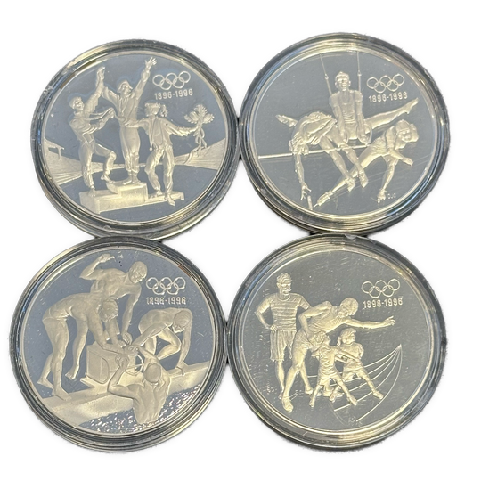 4oz .999Ag (Net) SPOT Olympic Centennial Canada 1992-93