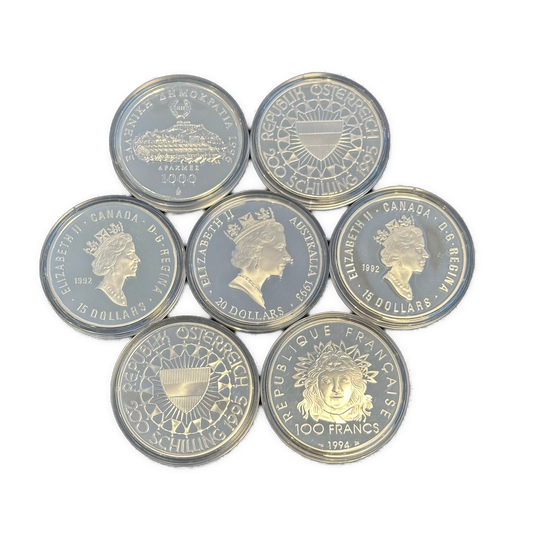 235,41g .925Ag (SPOT) Olympiske minnemynter 100år jubileum