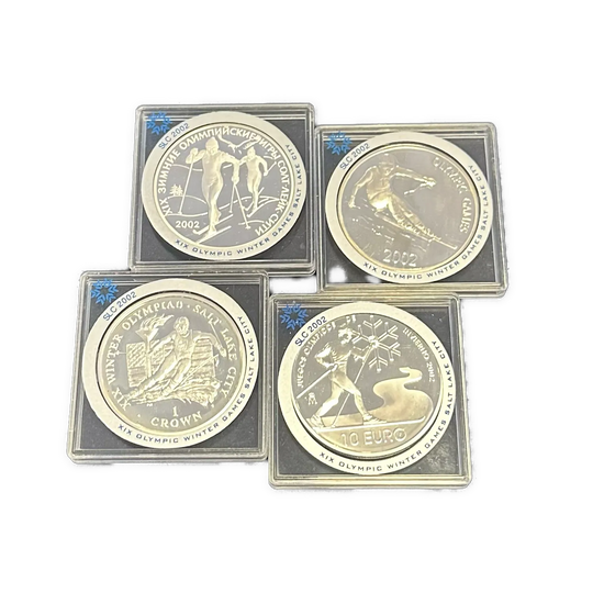 111.63g .999Ag (SPOT) Salt Lake City 2002 Olympic coins