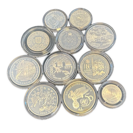 186,1g .999Ag (SPOT) Diverse Europa