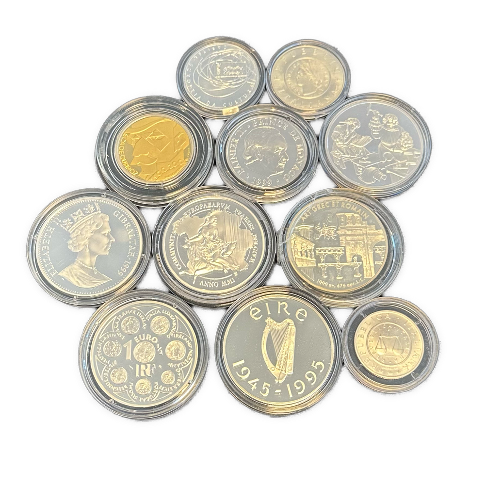 186,1g .999Ag (SPOT) Diverse Europa