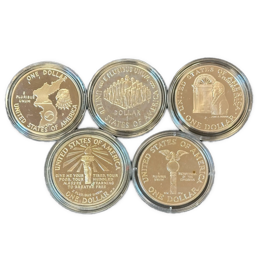 133g .900Ag (SPOT) Diverse minnemynt USA