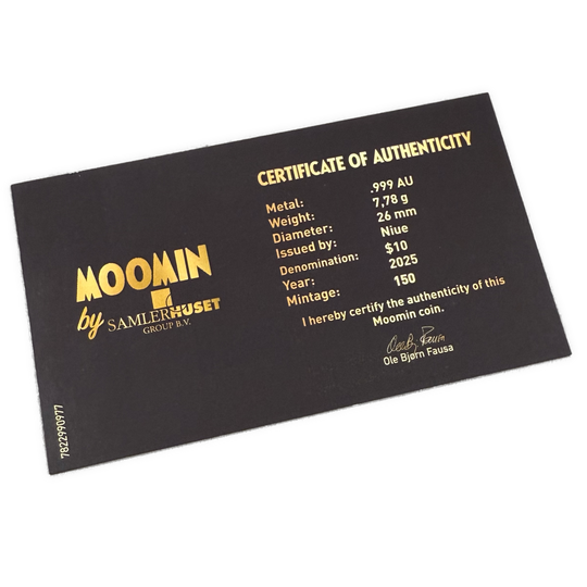 1/4oz .999Au (Spot+2%) $10 2025 Niue