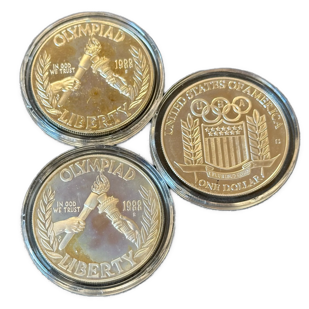 80,1g .900Ag (SPOT) OL mynter USA