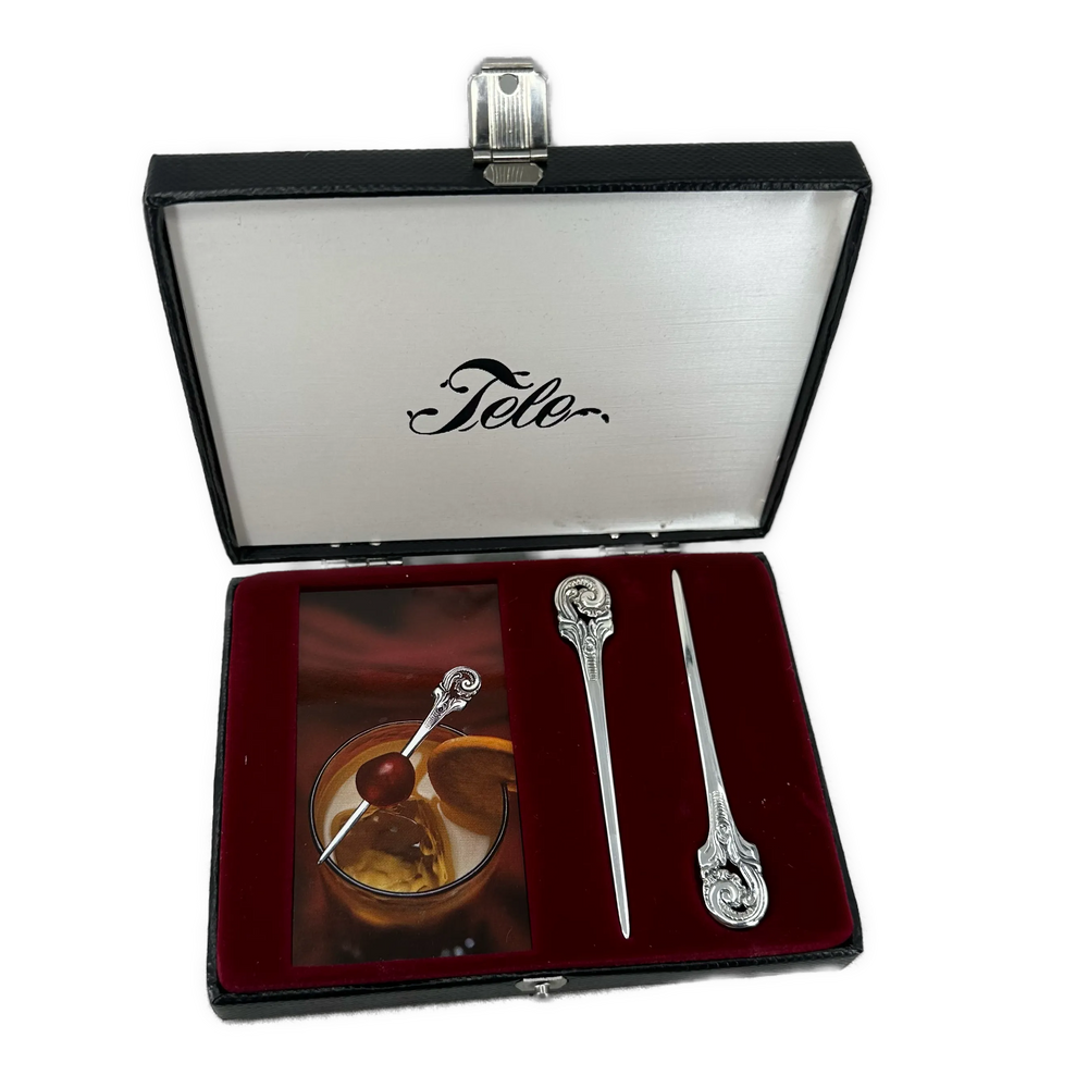Telesølv cocktailspyd 8,8cm