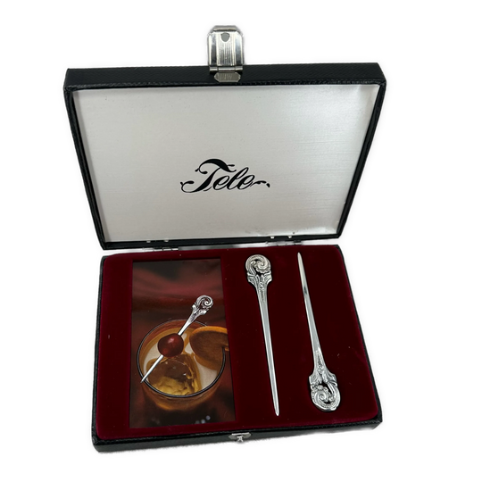 Telesølv cocktailspyd 8,8cm