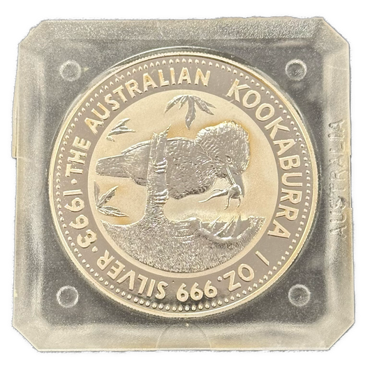 1 oz .999Ag 1993 Kookaburra Australia