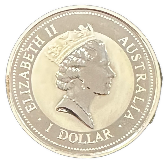 1 oz .999Ag 1994 Kookaburra Australia uten kapsel