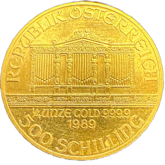1/4oz .999Au 1989 Philharmoniker