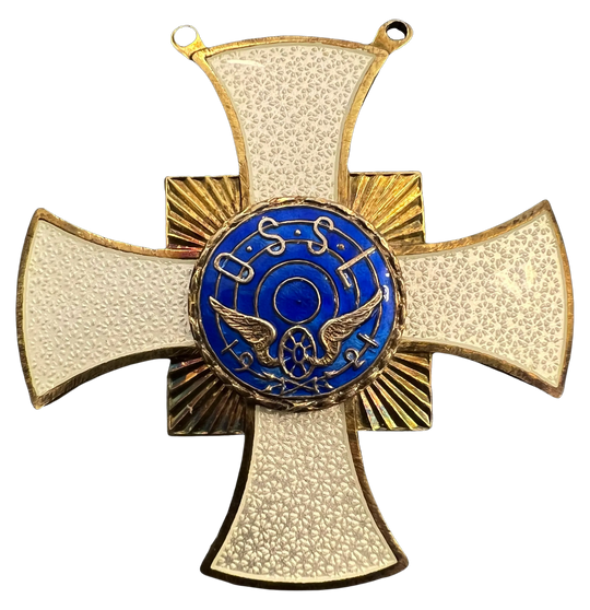 Oslo Sporveiers Skytterlag medalje 925s emalje