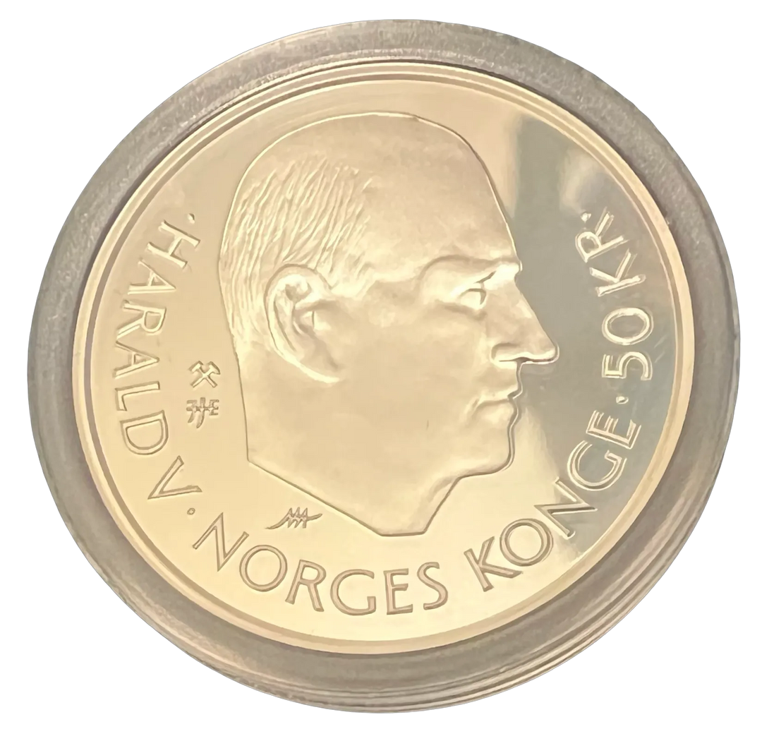 1/2oz .999Ag(NetWeight)SPOT (16.85g .925) 50 Kr 1995
