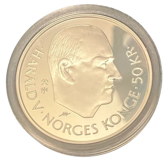 1/2oz .999Ag(NetWeight)SPOT (16.85g .925) 50 Kr 1995