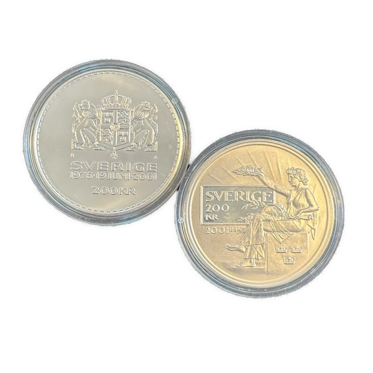 54g .925Ag (SPOT) svenske minnemynter 2001
