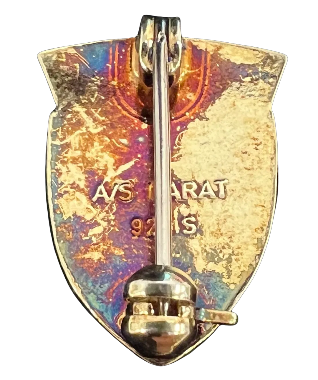 Kommunenes Sentralforbund Hedersbevis 925s Medalje med miniatyr merke fra A/S Karat