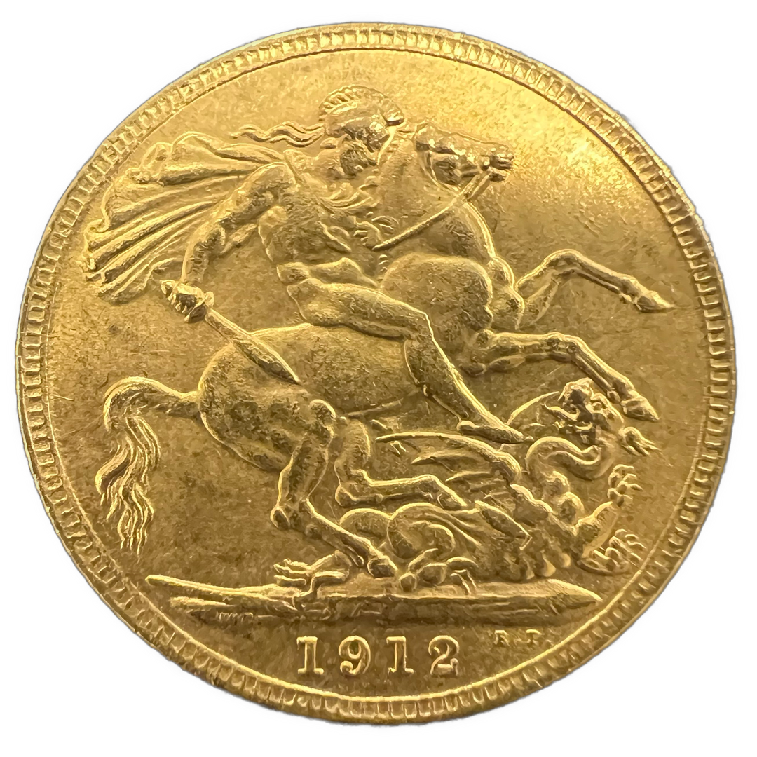 7.98g .917Au (SPOT) Sovereign 1912