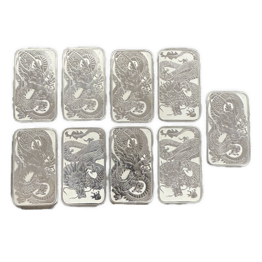 9oz .999Ag 1 Dollar Australia 2021-22 «Year of the Dragon»