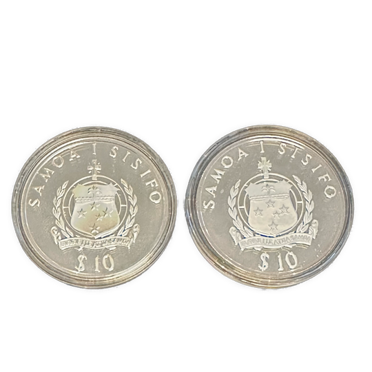 2oz. .999Ag (SPOT +4%)Kon-Tiki og Ra minnemynter