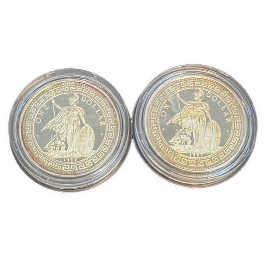 56,56g .925Ag (SPOT) Hong Kong 1997 Trade dollar set