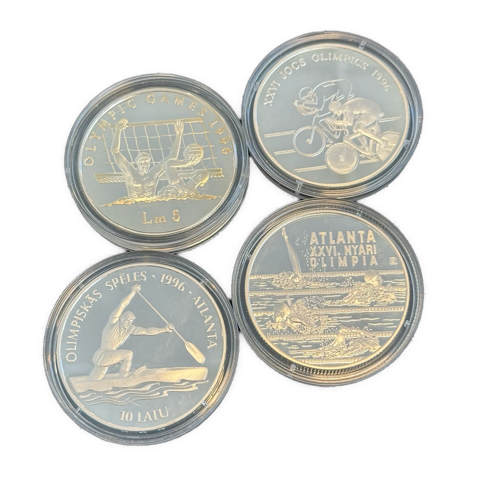 125,84g .925Ag (SPOT) minnemynter Atlanta OL 1996