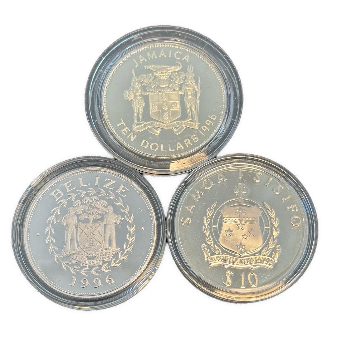 88,89g .925Ag (SPOT) Diverse minnemynter OL Atlanta 1996