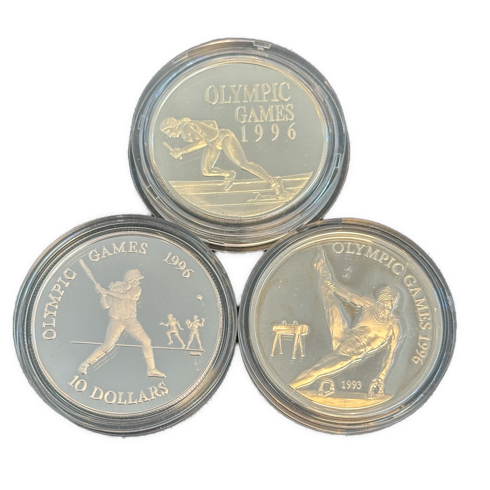 88,89g .925Ag (SPOT) Diverse minnemynter OL Atlanta 1996