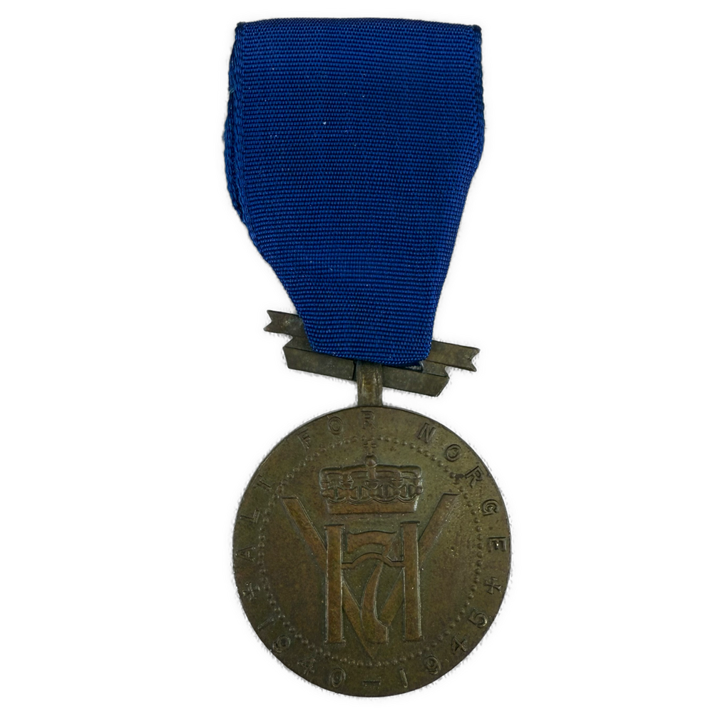 Haakon VII Frihetsmedalje 1940-45 i original eske fra Tostrup