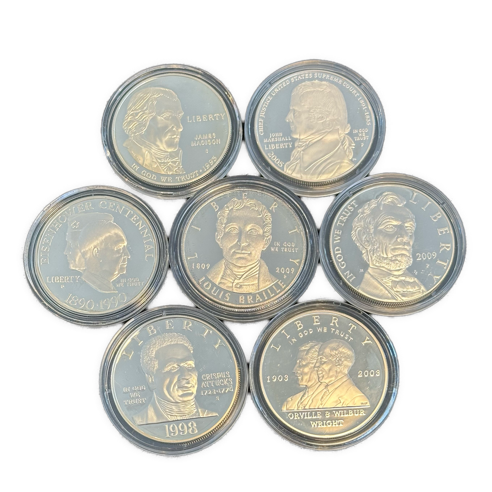 187,1g .900Ag (SPOT) amerikanske minnemynter