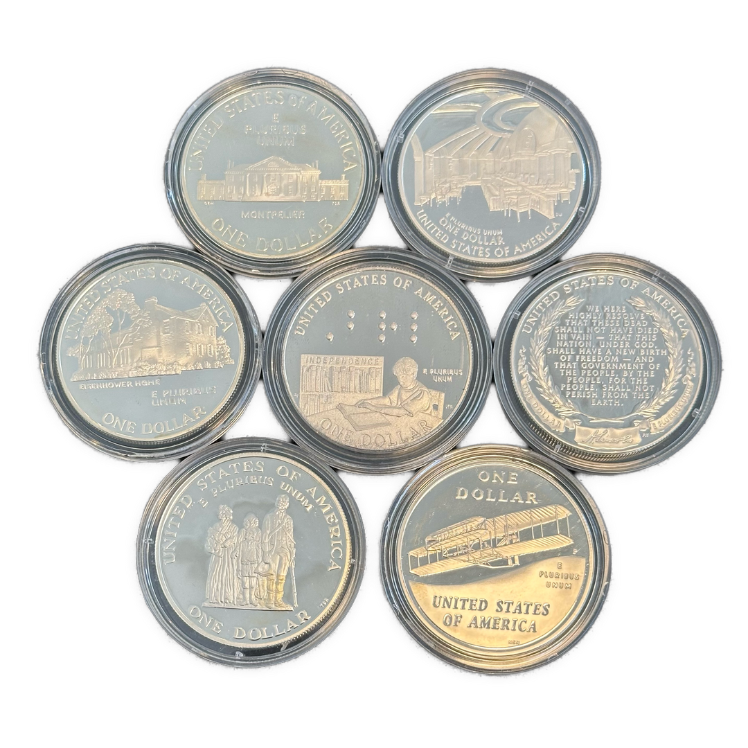 187,1g .900Ag (SPOT) amerikanske minnemynter