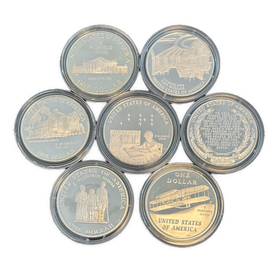 187,1g .900Ag (SPOT) amerikanske minnemynter