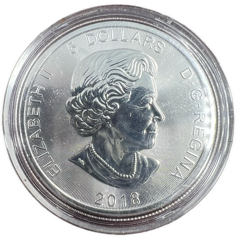 1oz .999Ag 2018 Canadian Wolf