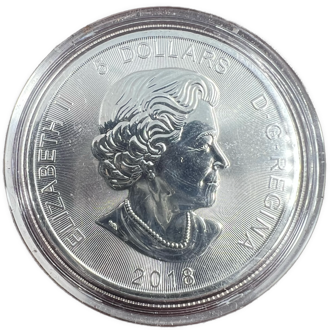 1oz .999Ag 2018 Canadian Wolf