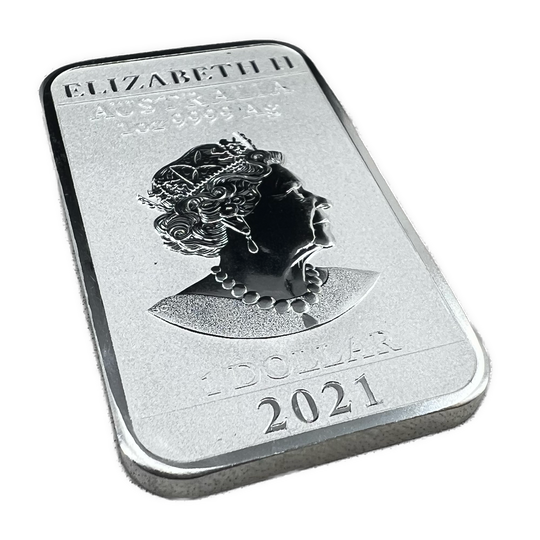 20oz .999Ag 20x1oz Silver Dragon 1 Dollar 2017 Australia