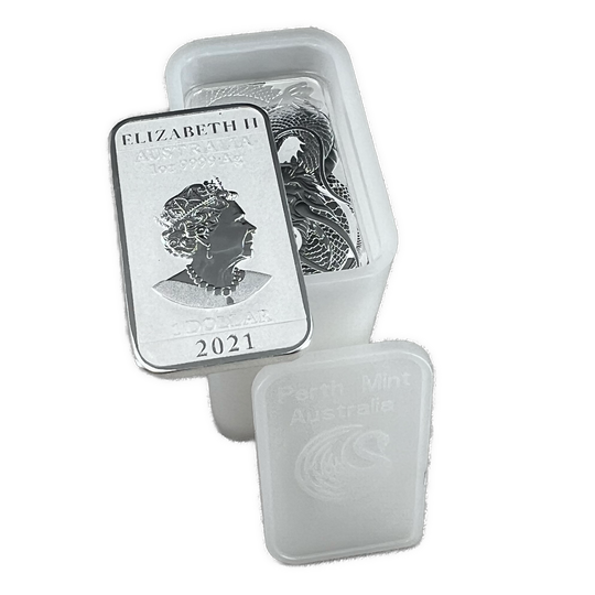 20oz .999Ag 20x1oz Silver Dragon 1 Dollar 2017 Australia