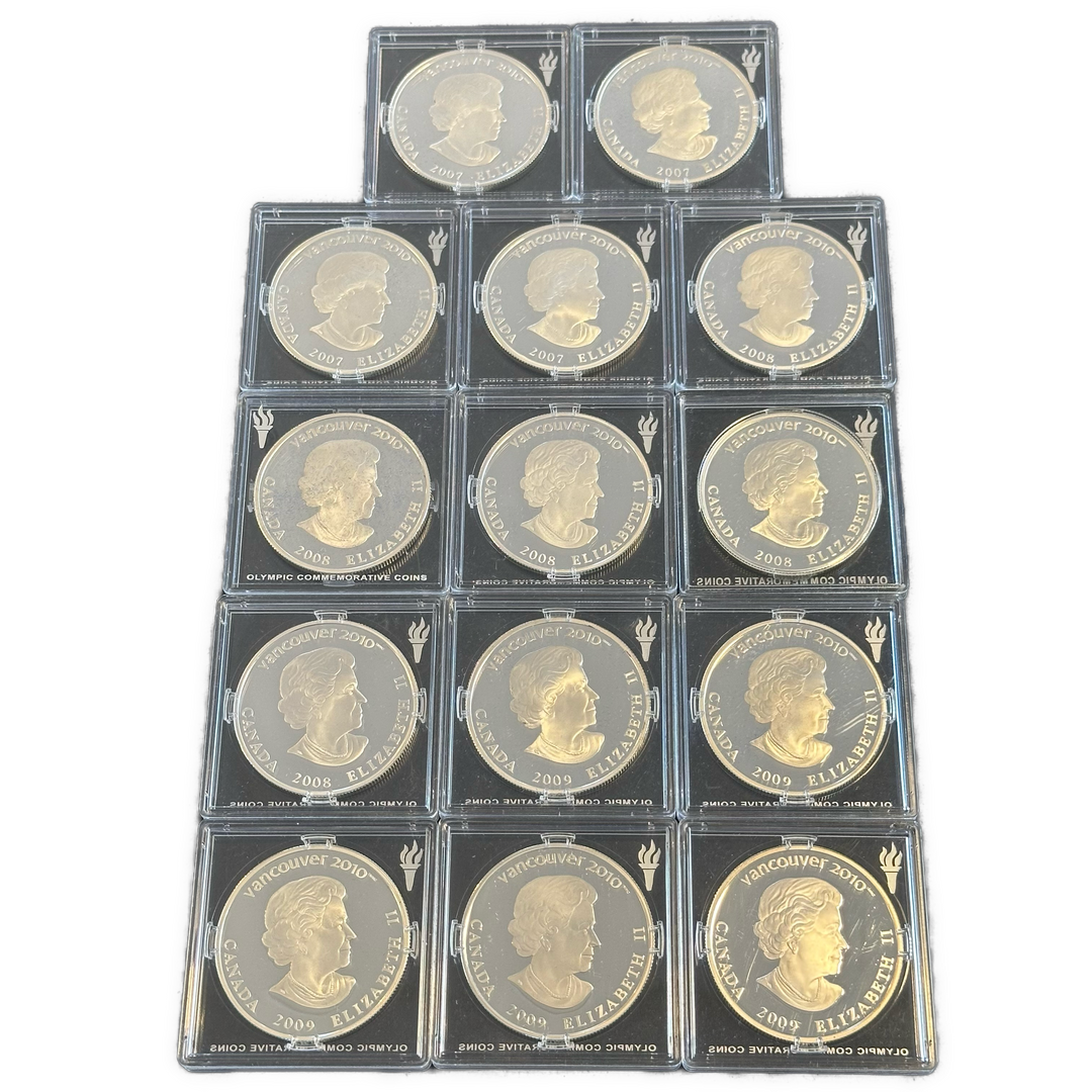 359g .999Ag (SPOT) commemorative coins OL Vancouver 2010