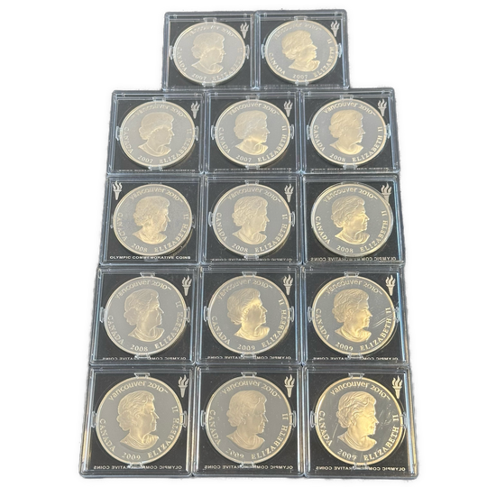 359g .999Ag (SPOT) commemorative coins OL Vancouver 2010