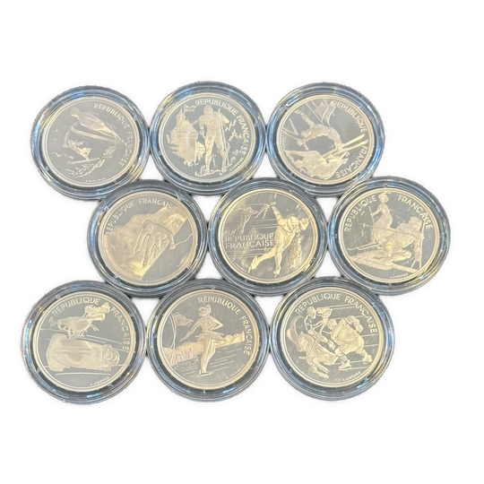 179g .999Ag (SPOT) commemorative coins OL Albertville 1992