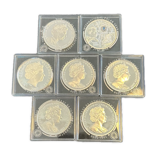 183g .999Ag (SPOT) commemorative polar year coins 2007/2008