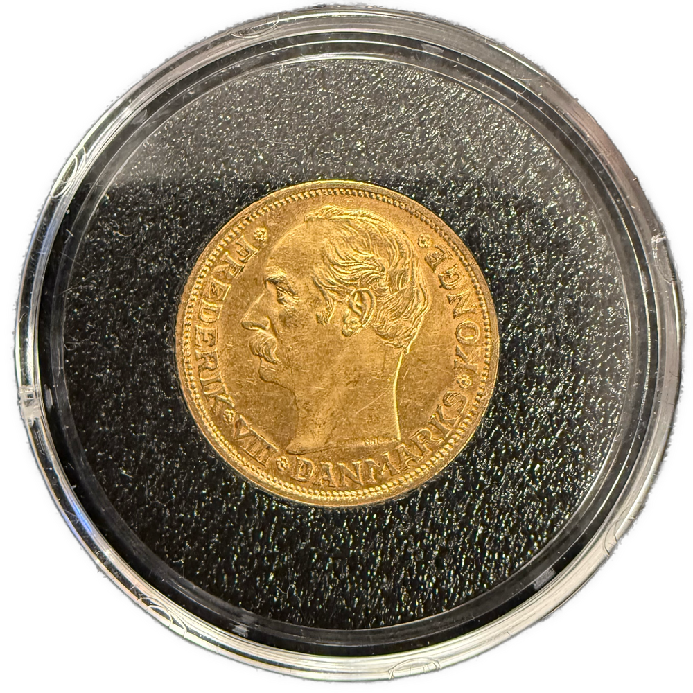 4.48g .900Au (Spot+2%) 10KR 1908 Danmark