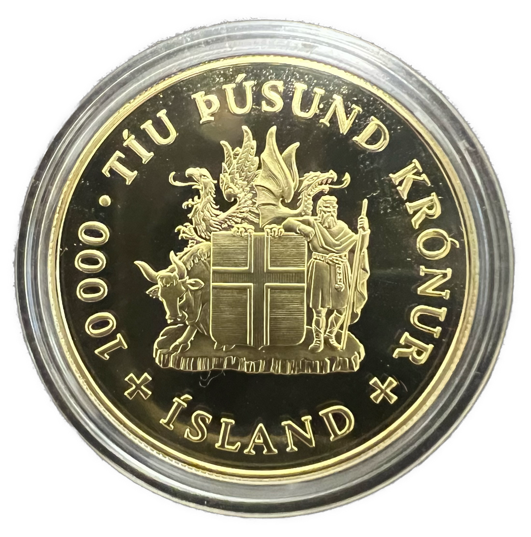 1/4oz .999Au (8.65g .900) SPOT Island 2000