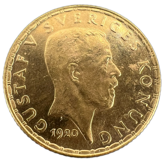 2.24g .900Au (SPOT) 5KR 1920 Sverige