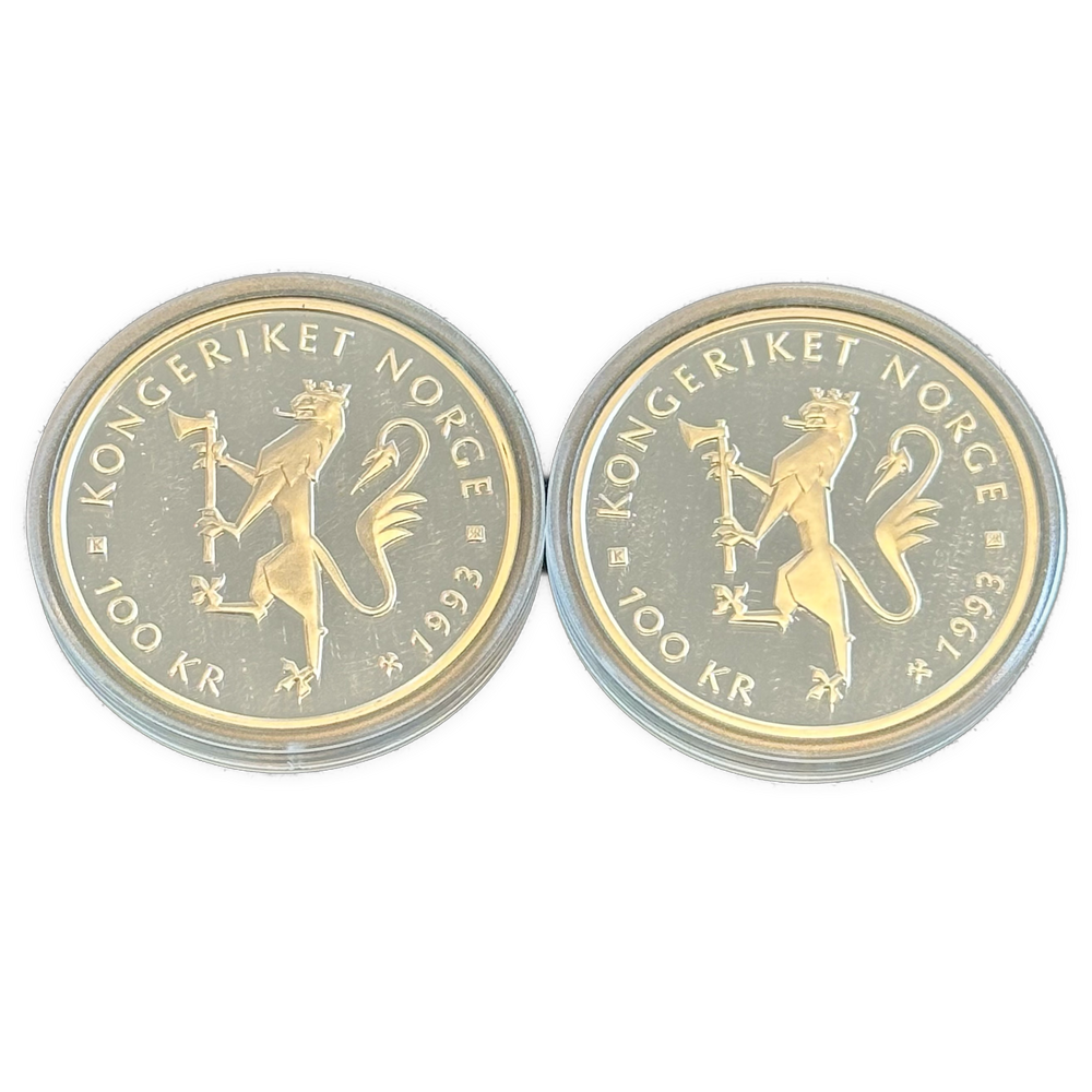 2oz .999Ag (SPOT+5%) Sykkel VM 1993 Sølvpar