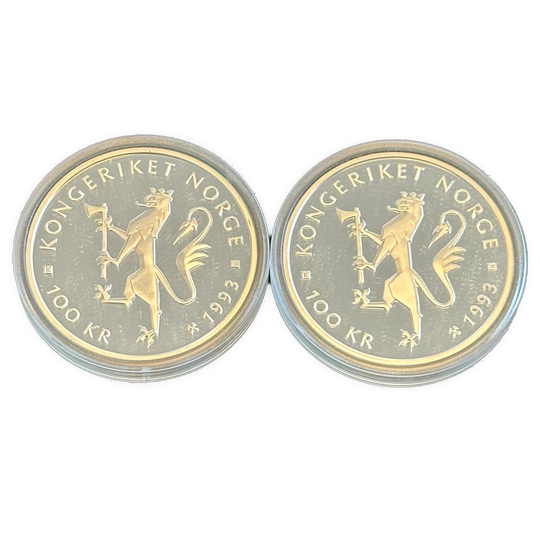 2oz .999Ag (SPOT+5%) Sykkel VM 1993 Sølvpar