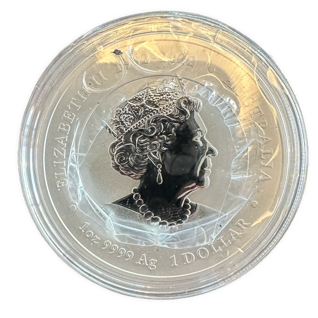 20oz .999Ag (SPOT+10%)Australia 2024 Year of the Dragon