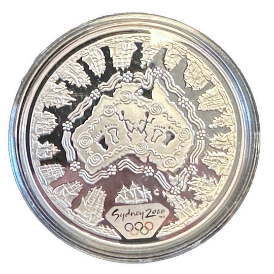 1oz .999Ag (SPOT+2%)5Dollar Australia SYDNEY OL 2000 (Forskjellige motiver)