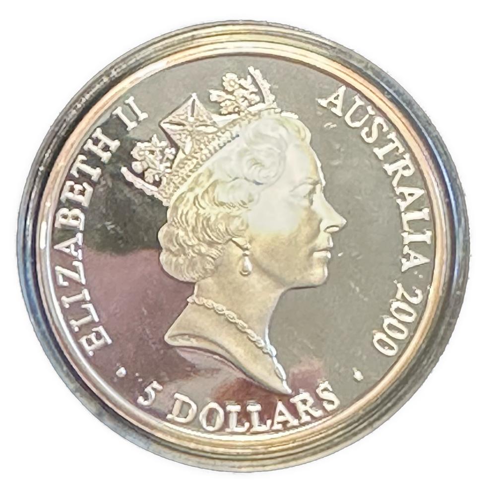 1oz .999Ag (SPOT+2%)5Dollar Australia SYDNEY OL 2000 (Forskjellige motiver)