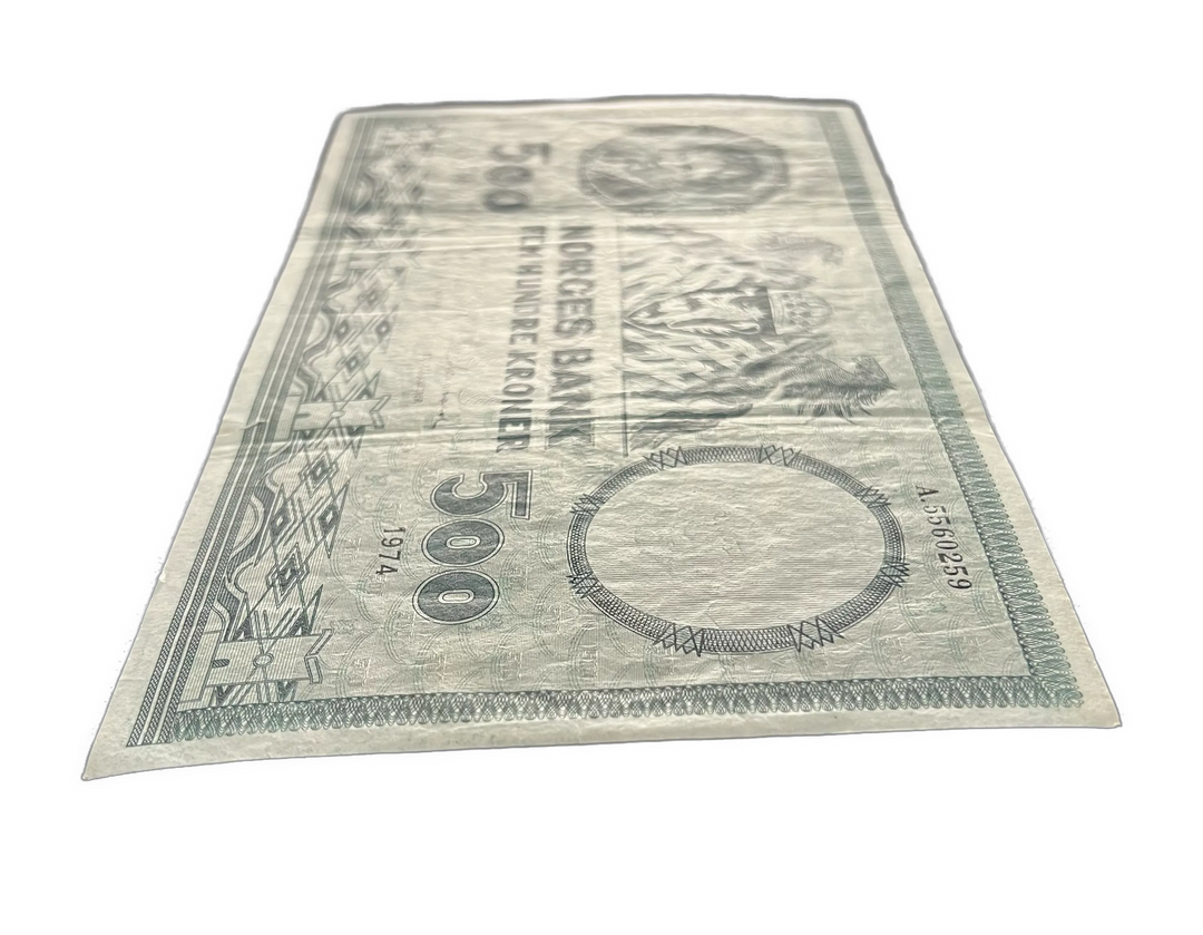 500 Kr 1974A kv.1 rift/skjønnhetsfeil