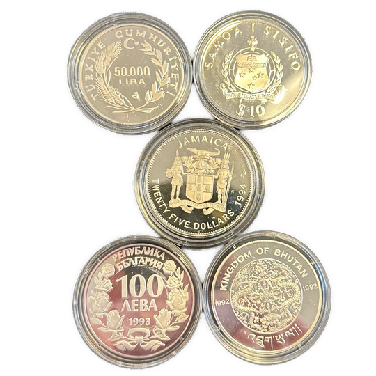 121,9g .999Ag(Net Weight) SPOT commemorative coins World Cup USA 1994