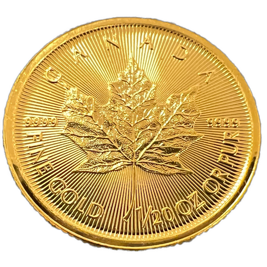 1/20oz .999Au 2025 Maple Leaf (Flere på lager)