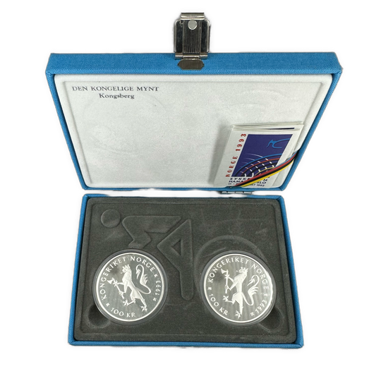 2oz .999Ag(NetWeight)Sykkel Vm 1993 i skrin