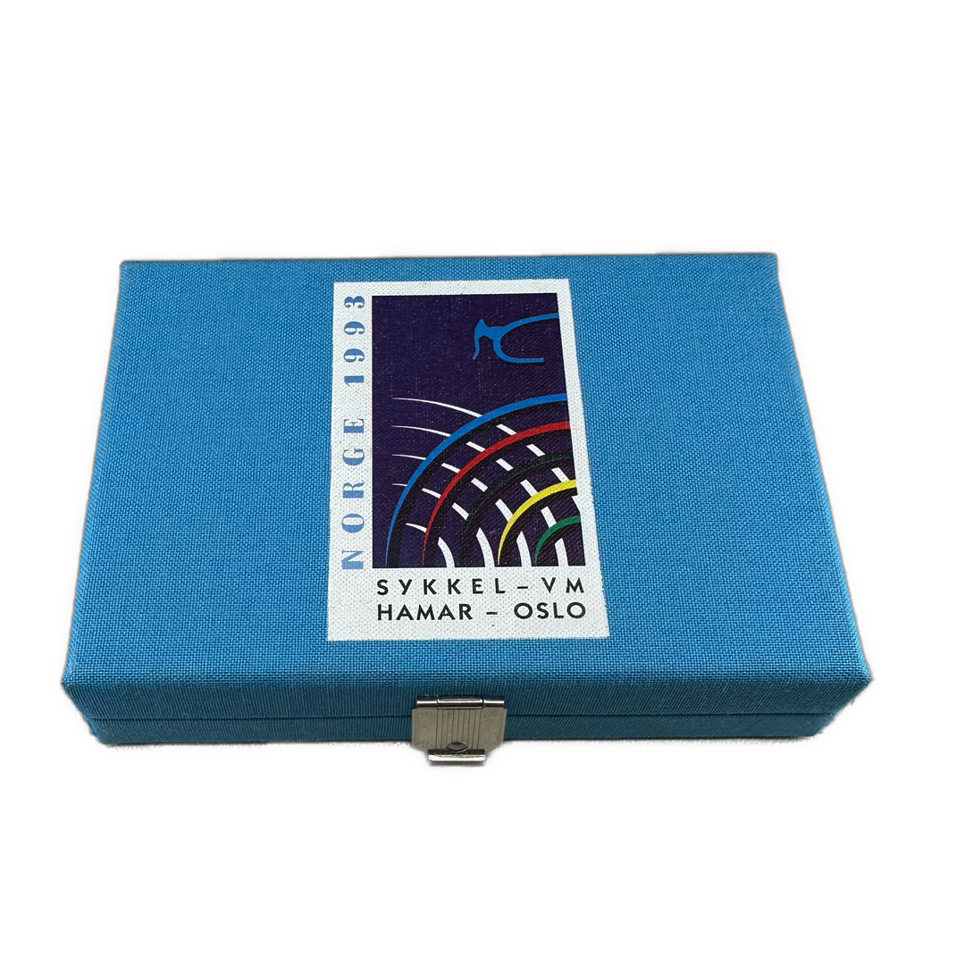 2oz .999Ag(NetWeight)Sykkel Vm 1993 i skrin